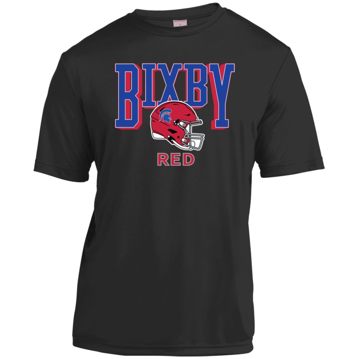 BIXBY RED FOOTBALL YOUTH PERFORMANCE TEE - The Club