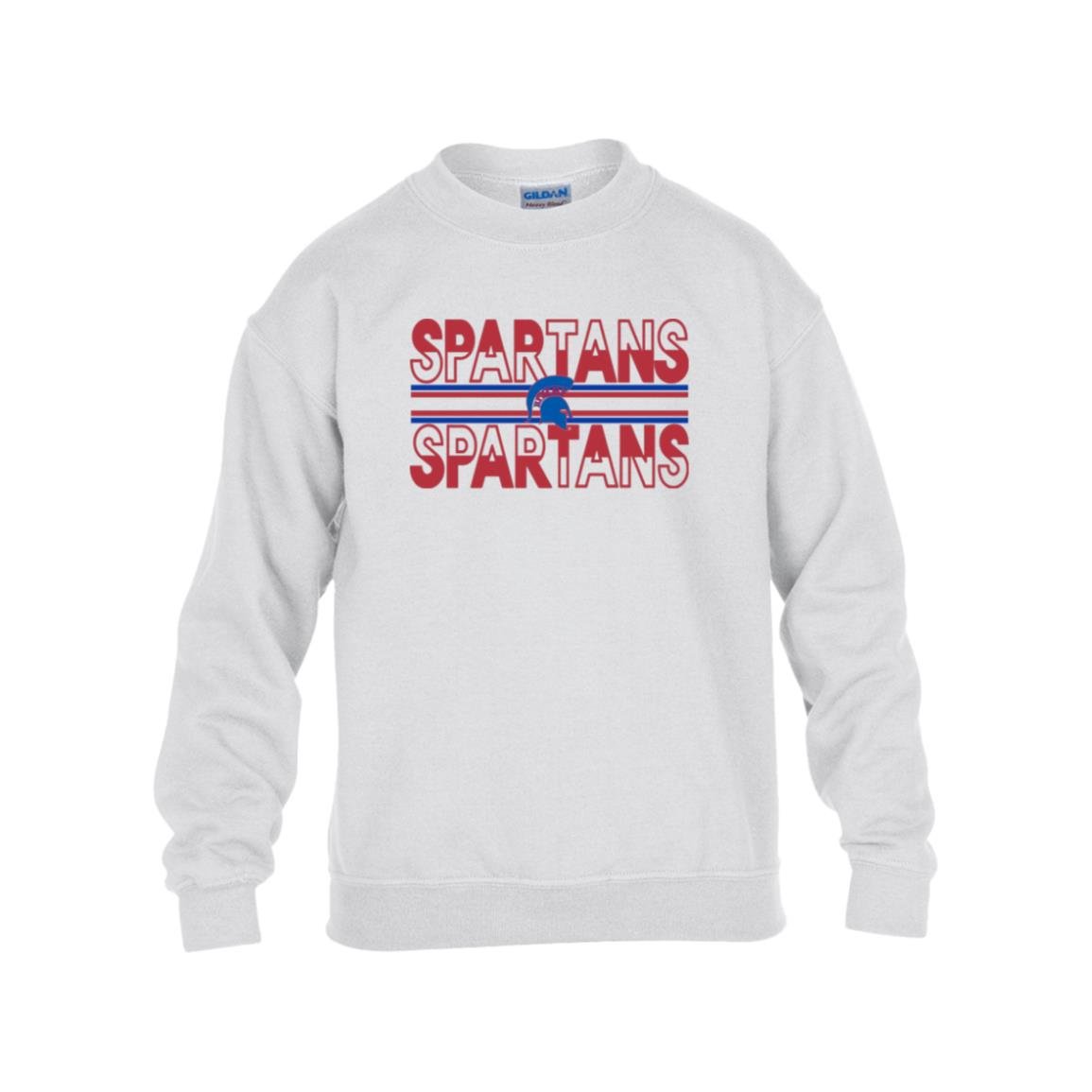 BIXBY SPARTANS YOUTH BOYS CREW SWEATSHIRT - The Club