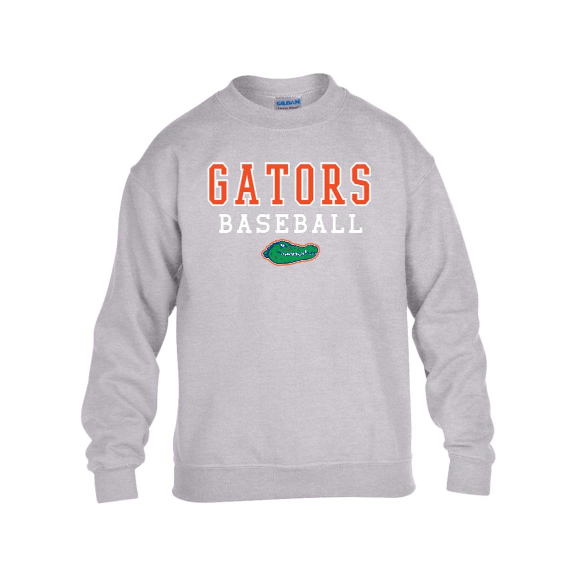GATB011 - GATORS BASEBALL YOUTH CREWNECK SWEATSHIRT - The Club
