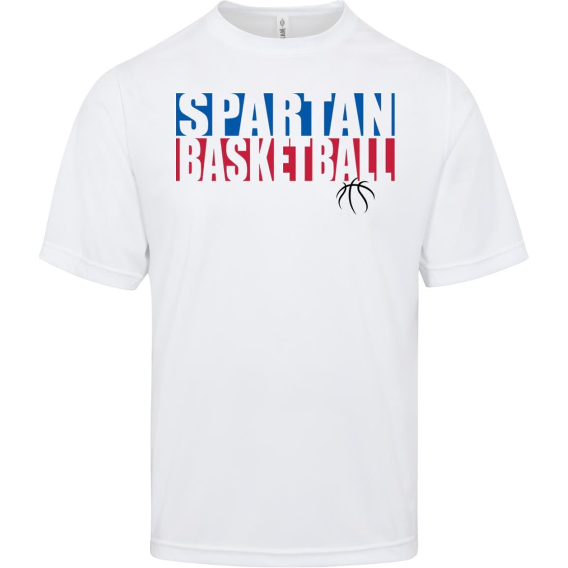 Spartan Hoopers Basketball Adult Performance Tee - The Club