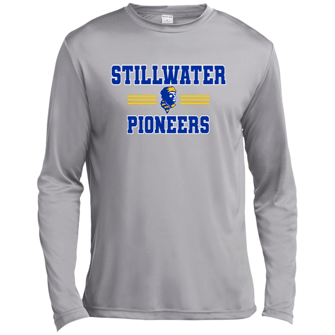 STILLWATER PIONEERS ADULT LONG SLEEVE PERFORMANCE TEE - The Club