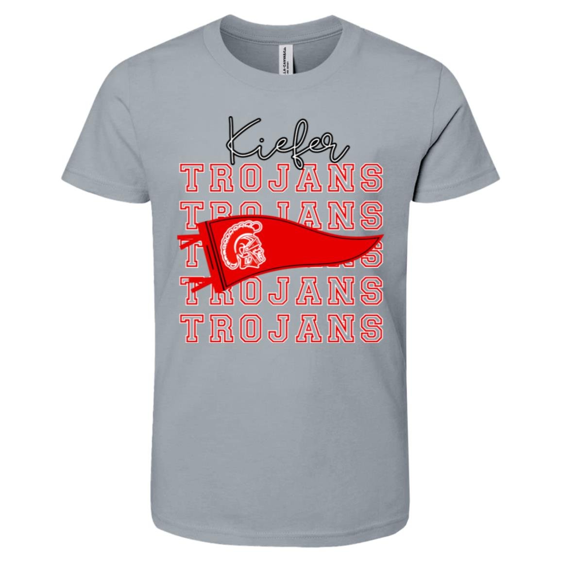 KIEFER TROJANS YOUTH COTTON TEE - The Club