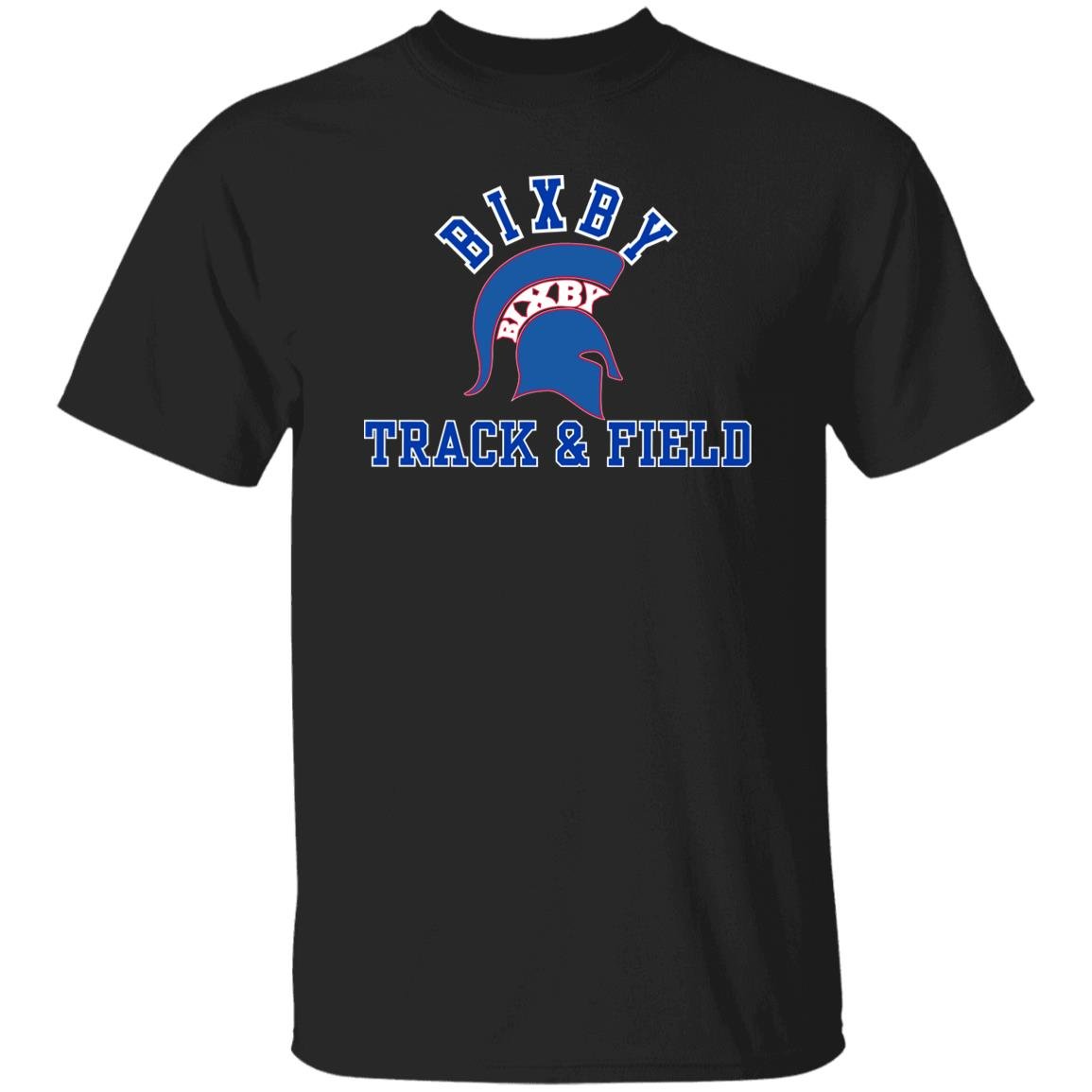 RED AND BLUE TRUE T&F ADULT 100% COTTON T - SHIRT - The Club