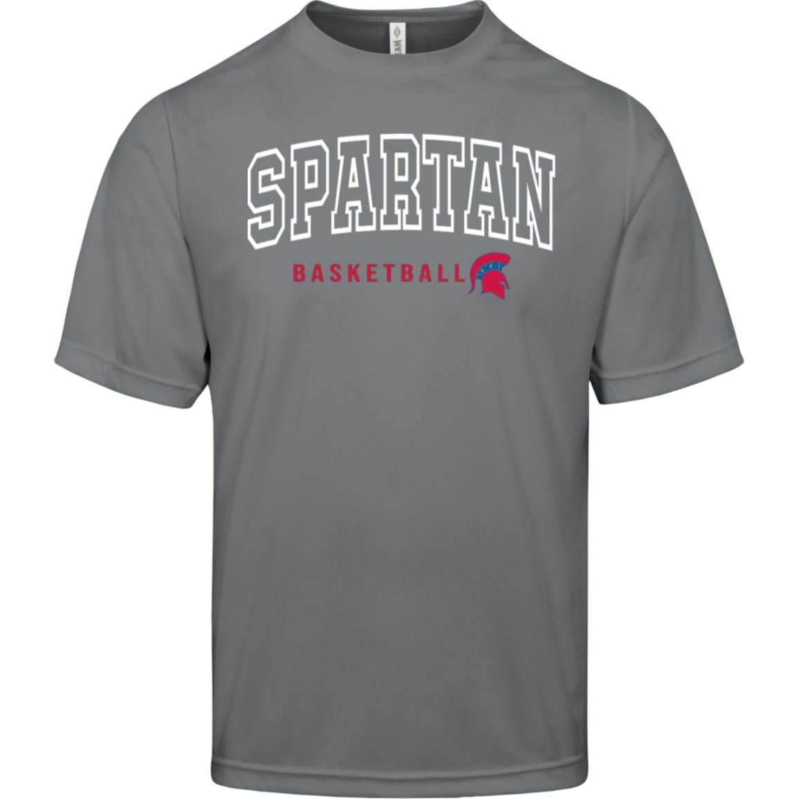 Classic Spartan Basketball Adult Performance Tee - The Club