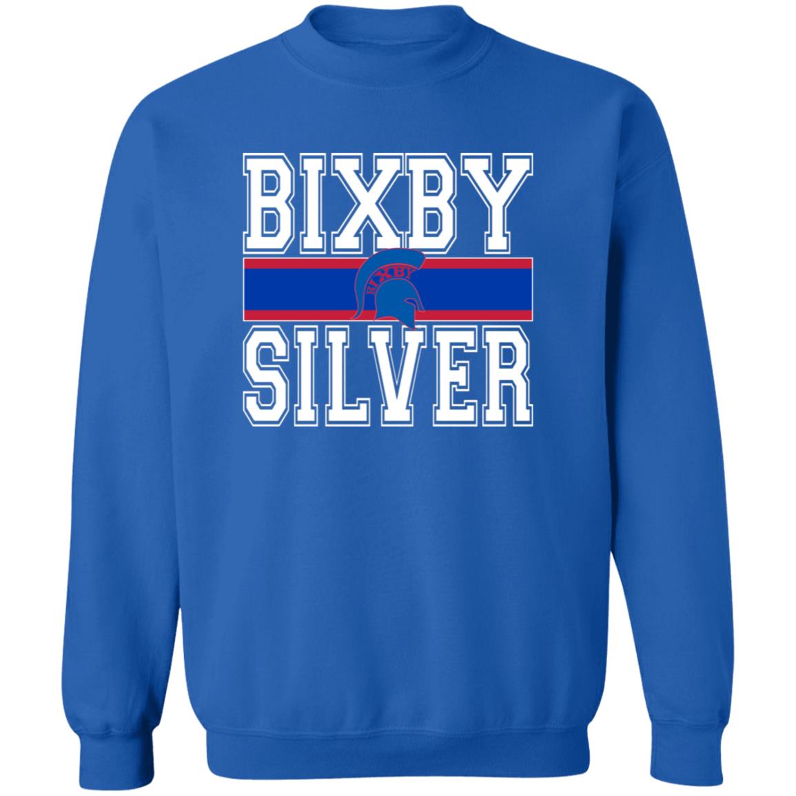 CLASSIC WAY BIXBY SILVER ADULT CREWNECK PULLOVER SWEATSHIRT