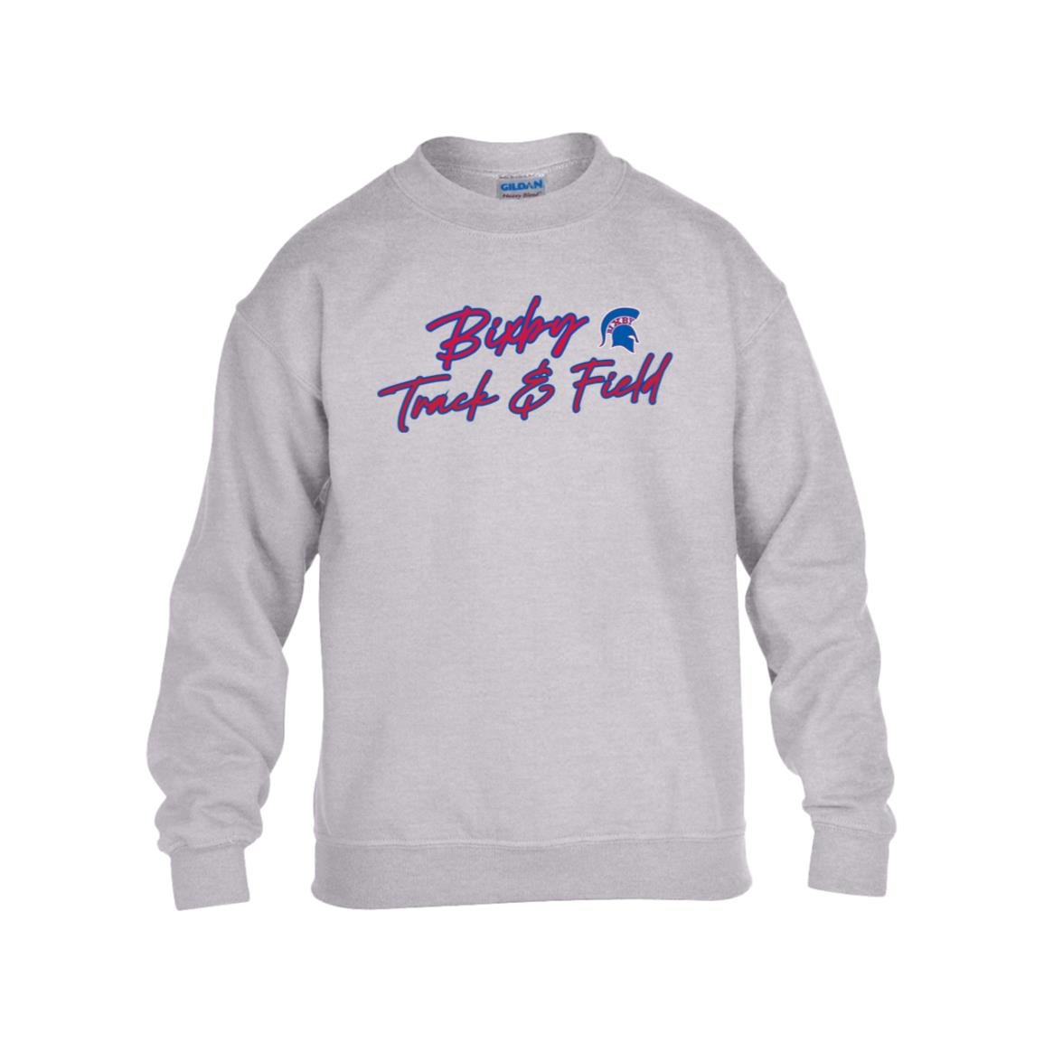 BIXBY SPIRIT T&F GILDAN YOUTH HEAVY BLEND FLEECE CREW - The Club