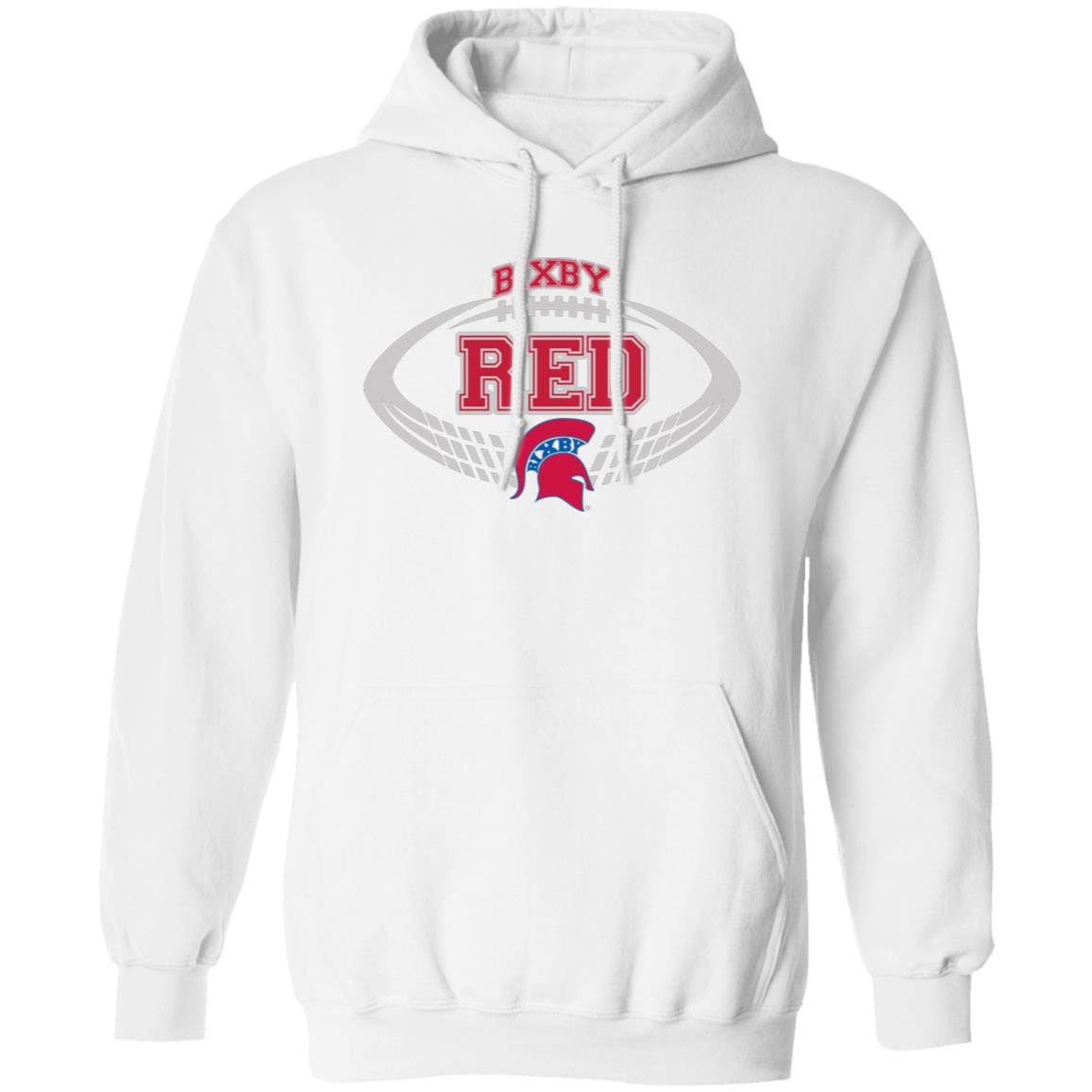 SPARTAN GAME PLAY BIXBY RED ADULT PULLOVER HOODIE - The Club