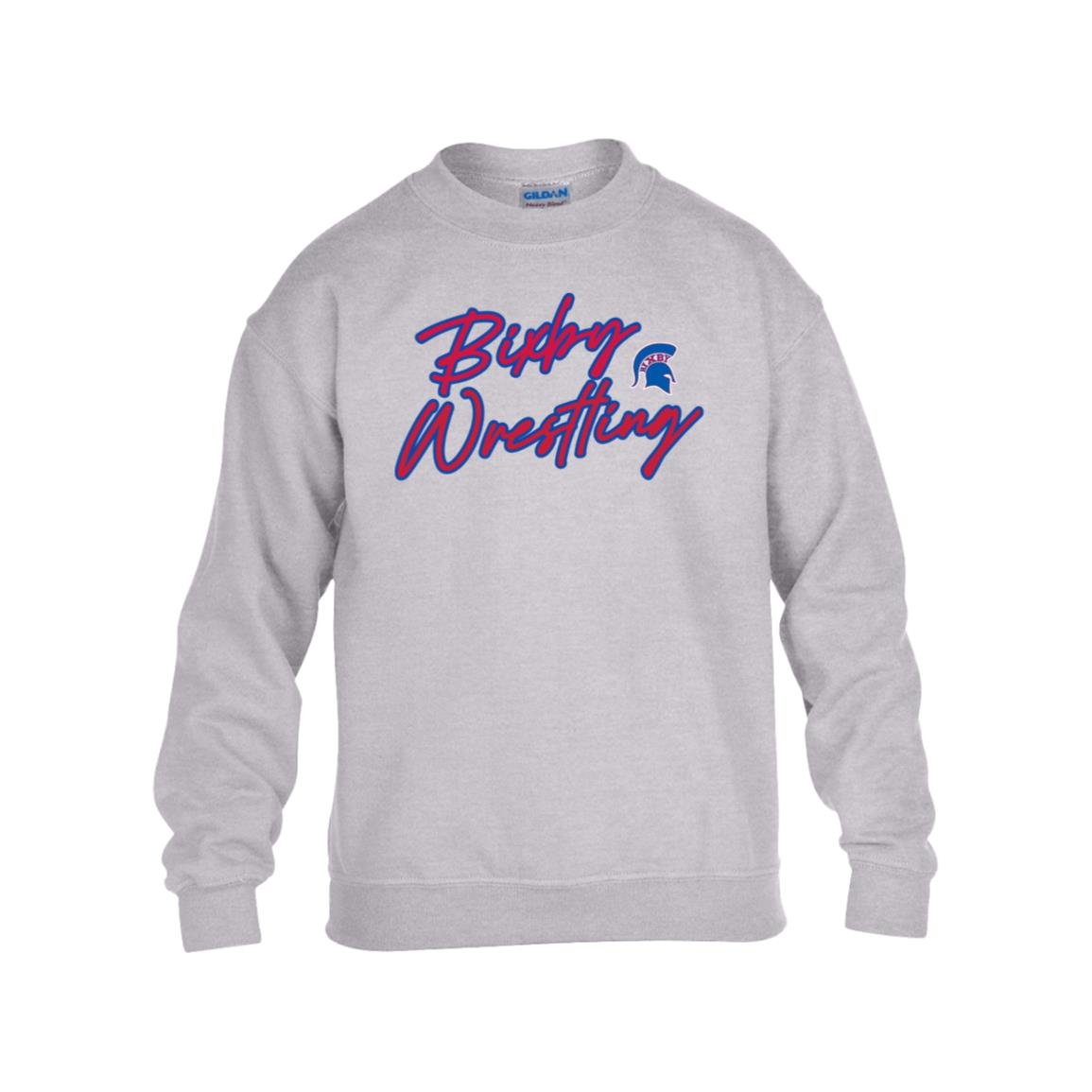 BIXBY SPIRIT WRESTLING GILDAN YOUTH HEAVY BLEND FLEECE CREW - The Club