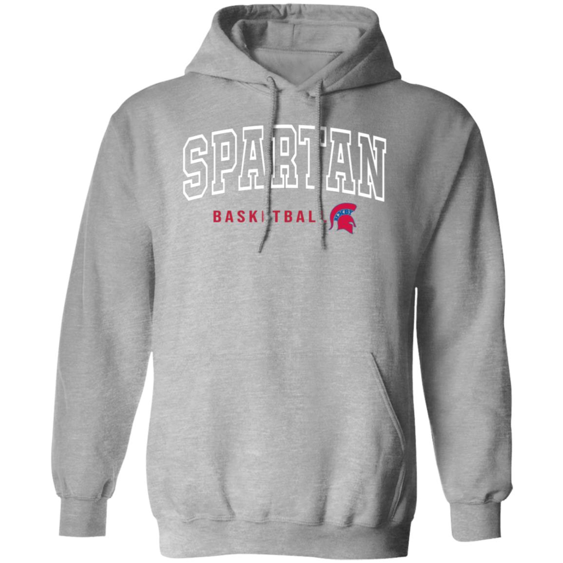 Classic Spartan Basketball Adult Pullover Hoodie - The Club