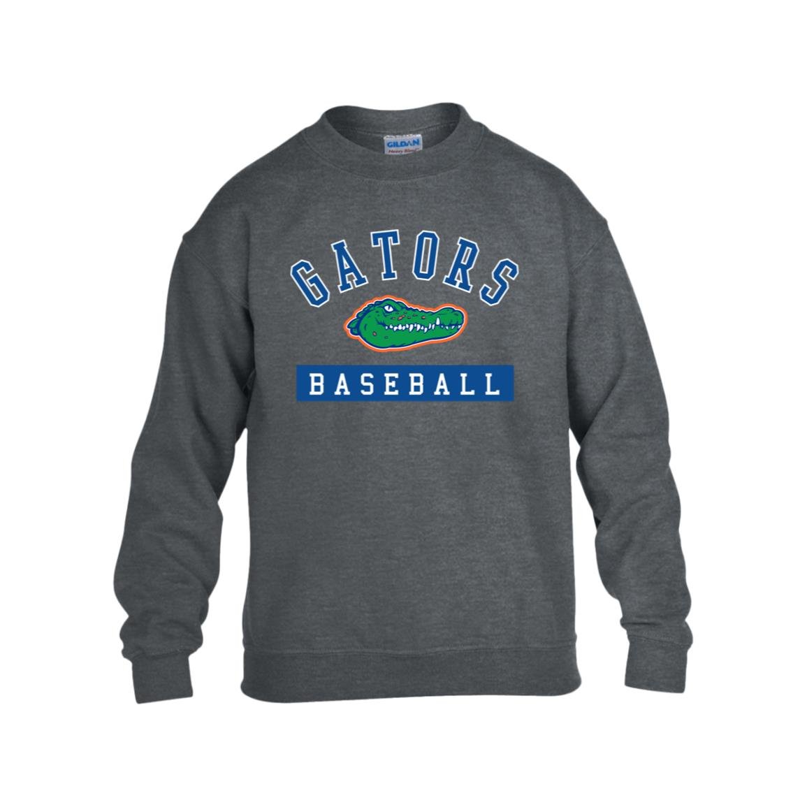 GATB007 - GATORS BASEBALL YOUTH CREWNECK SWEATSHIRT - The Club