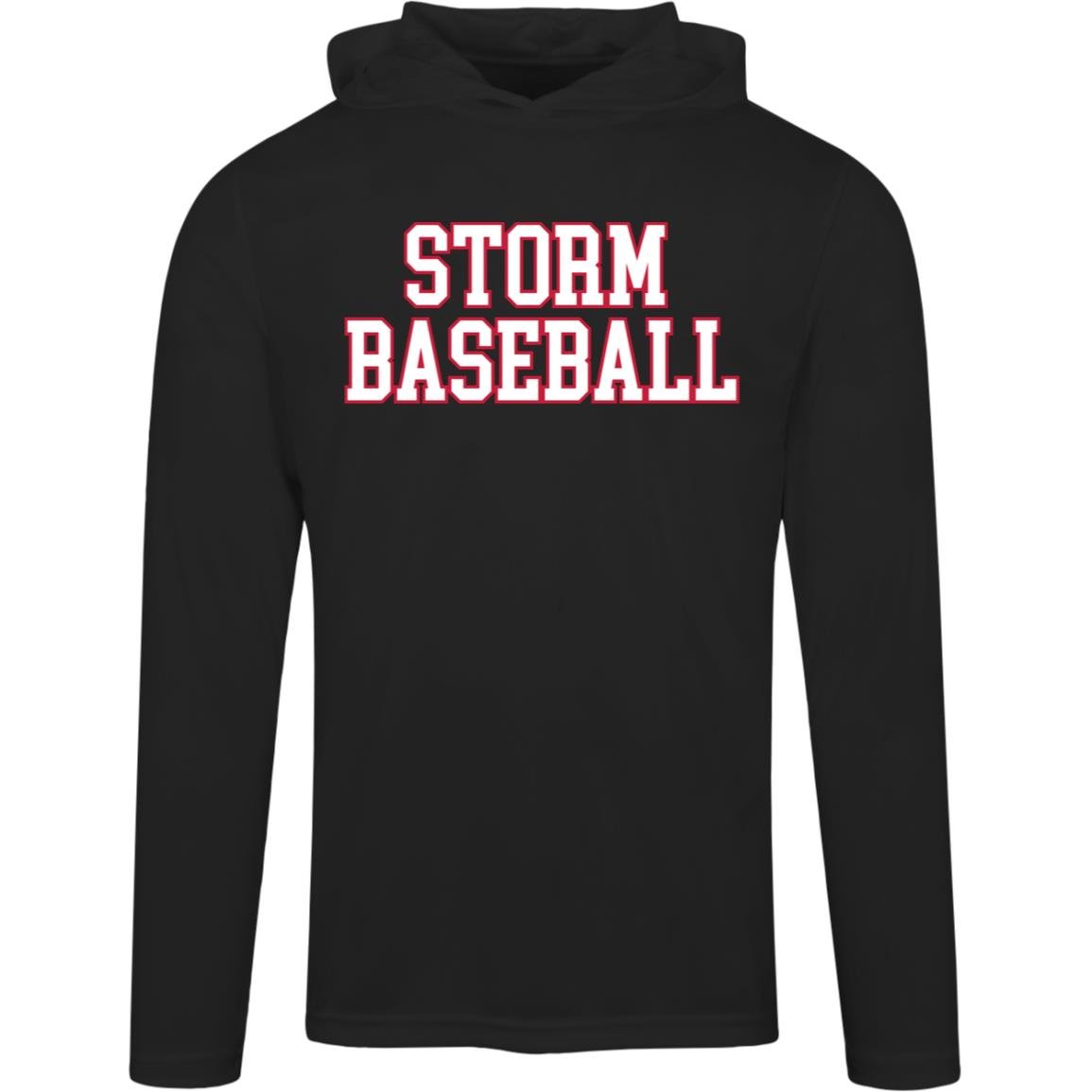 008 - STORM BASEBALL ADULT HOODED PERFORMANCE TEE - The Club