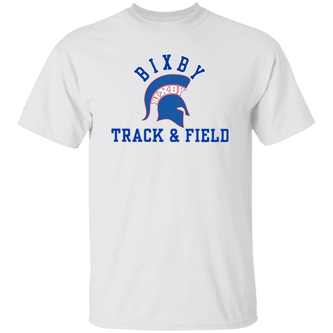 RED AND BLUE TRUE T&F ADULT 100% COTTON T - SHIRT - The Club