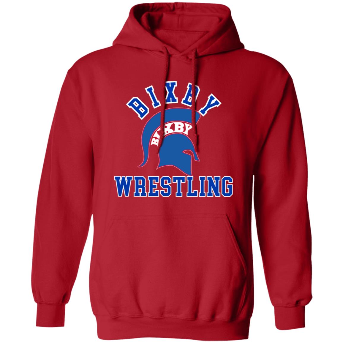 RED AND BLUE TRUE WRESTLING ADULT PULLOVER HOODIE - The Club