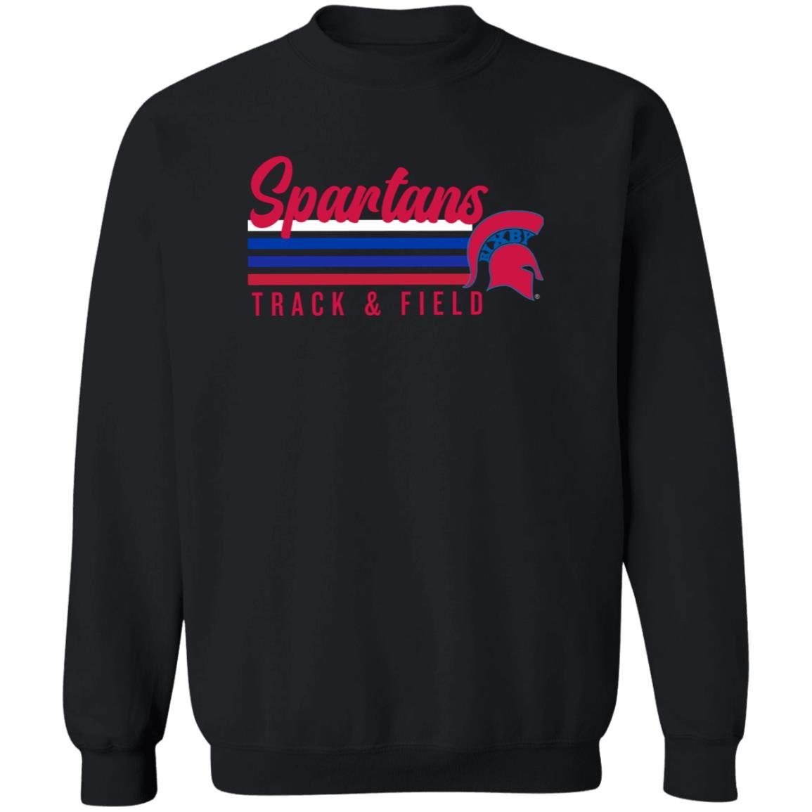 ALL THE VIBES SPARTANS T&F CREWNECK PULLOVER SWEATSHIRT - The Club