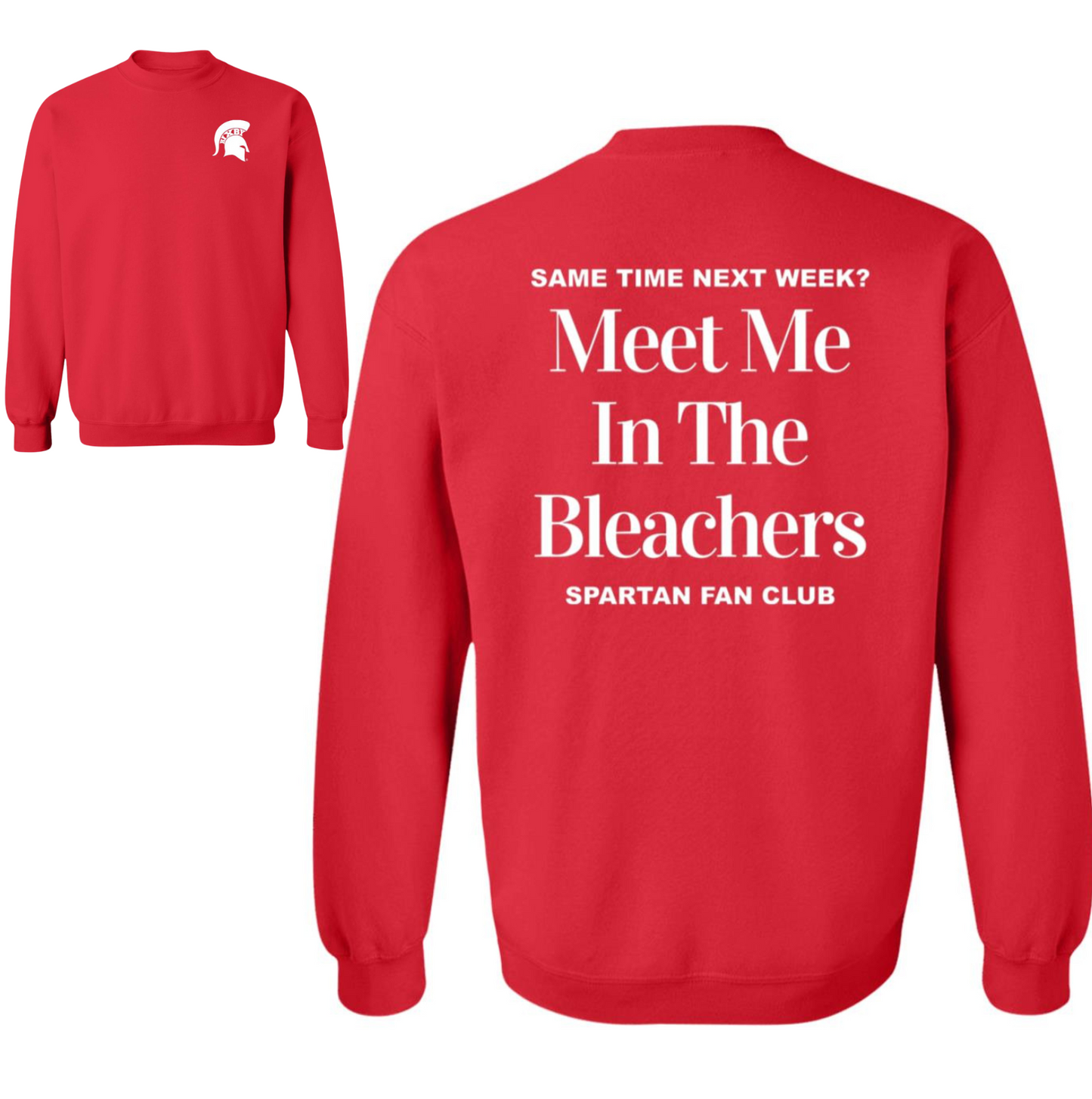 SPARTAN FAN CLUB GILDAN KIDS HEAVY BLEND FLEECE CREW