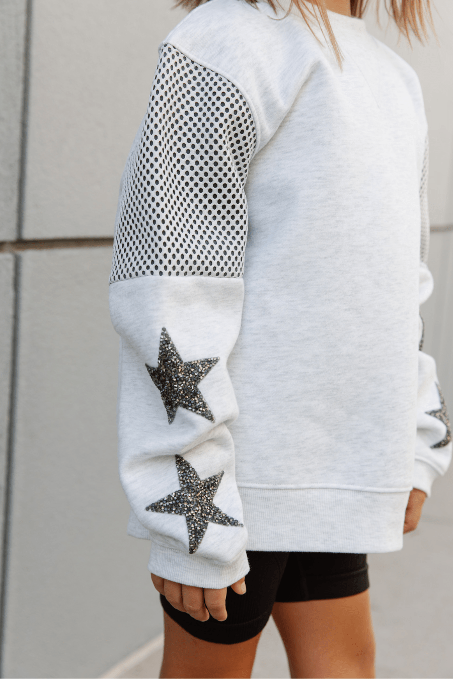 STBK009 - STORM BASEBALL MESH INSERT STAR SWEATSHIRT FOR YOUTH - The Club