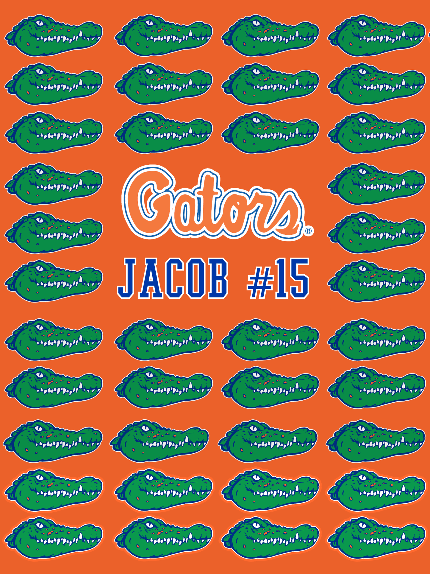 GATB025S - GATOR BASEBALL SHERPA PLUSH BLANKET - CUSTOM - The Club