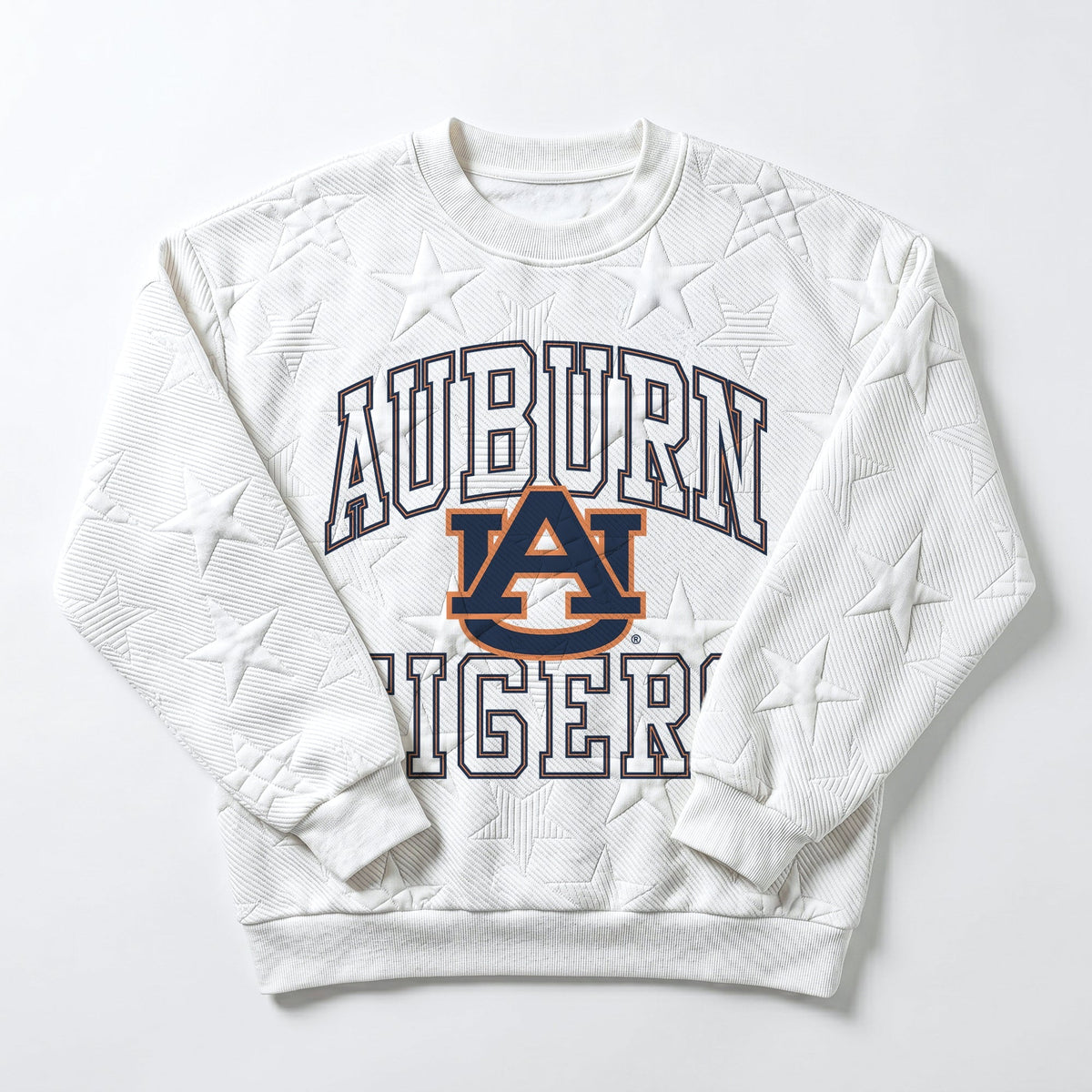 AUBURN TIGERS BIG PLAY ENERGY EMBOSSED STAR CREWNECK