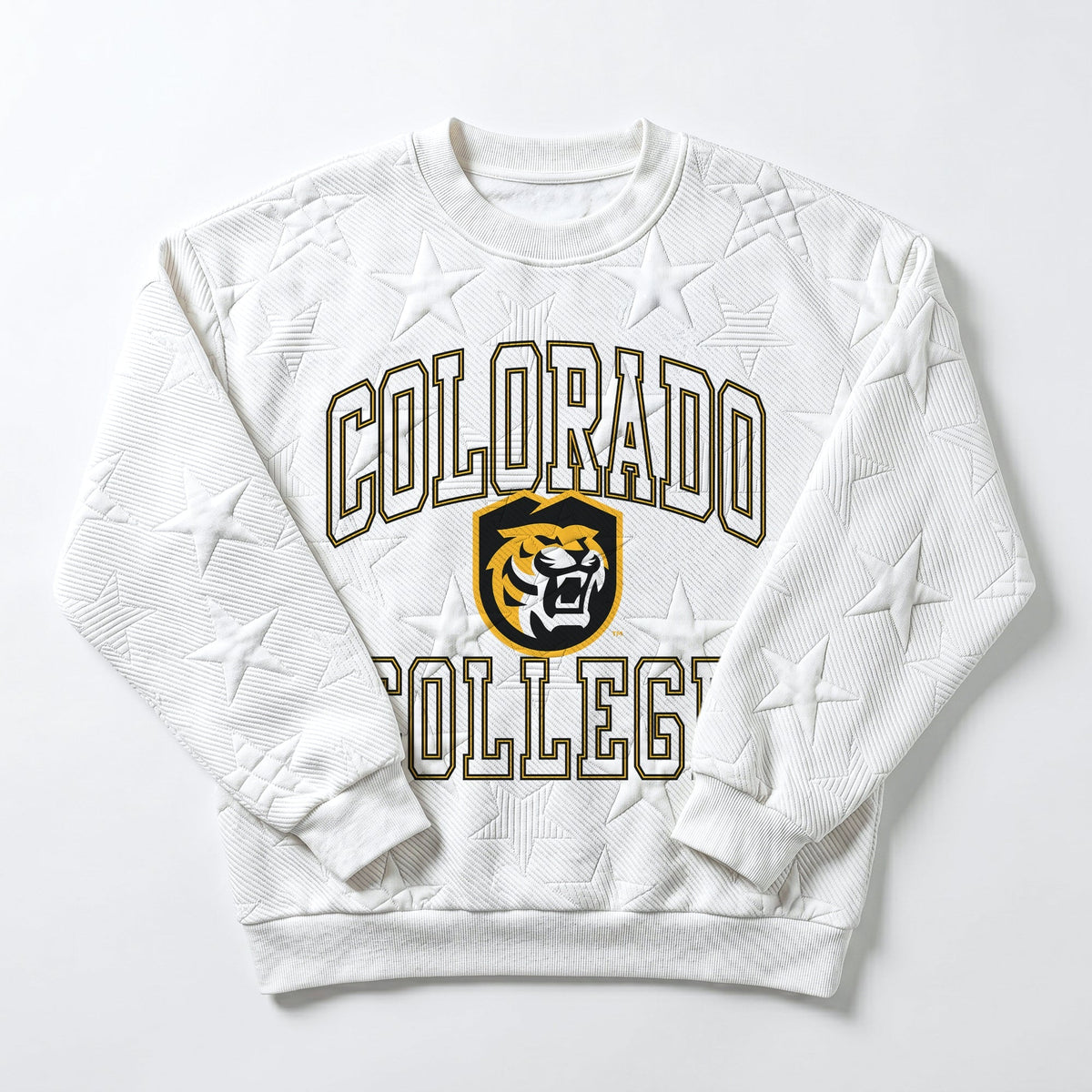 COLORADO TIGERS BIG PLAY ENERGY EMBOSSED STAR CREWNECK