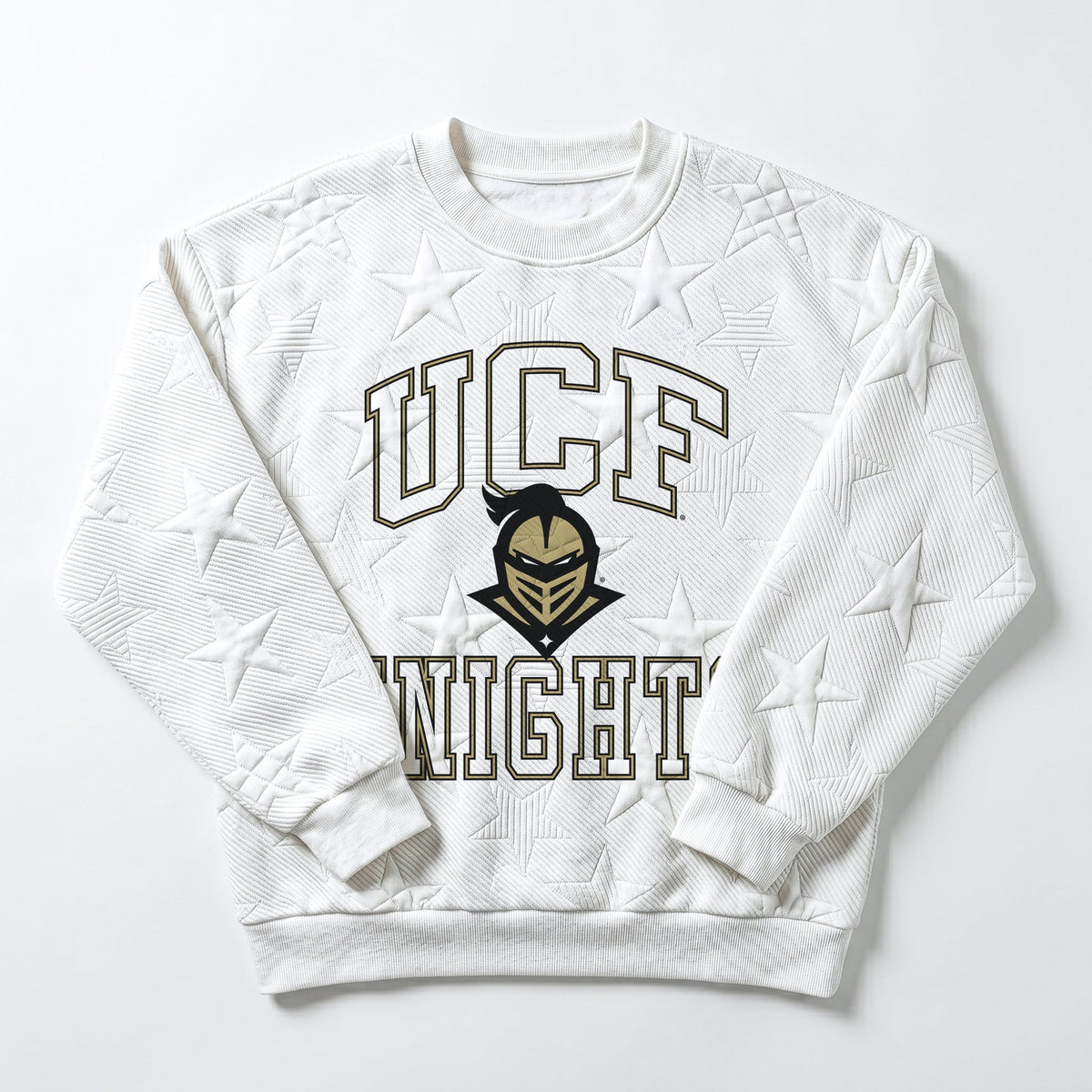 CENTRAL FLORIDA KNIGHTS BIG PLAY ENERGY EMBOSSED STAR CREWNECK