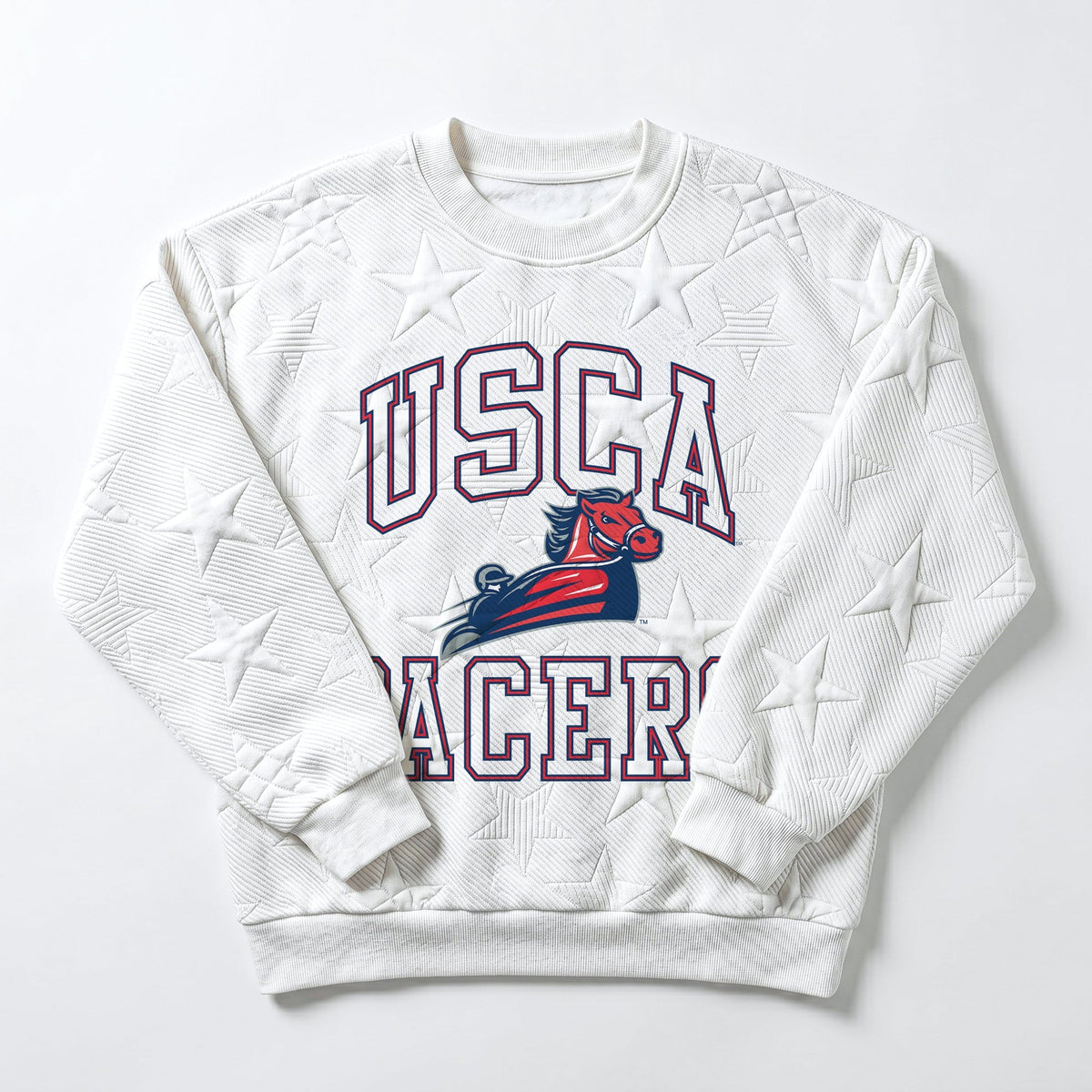 SOUTH CAROLINA AIKEN PACERS BIG PLAY ENERGY EMBOSSED STAR CREWNECK