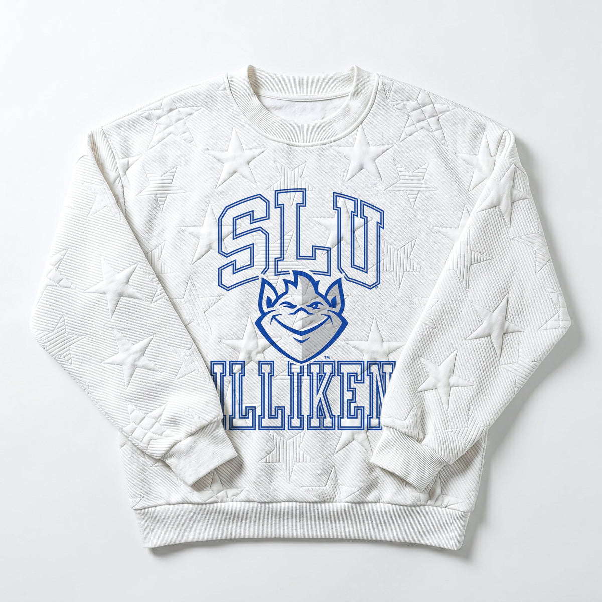 SAINT LOUIS BILLIKENS BIG PLAY ENERGY EMBOSSED STAR CREWNECK