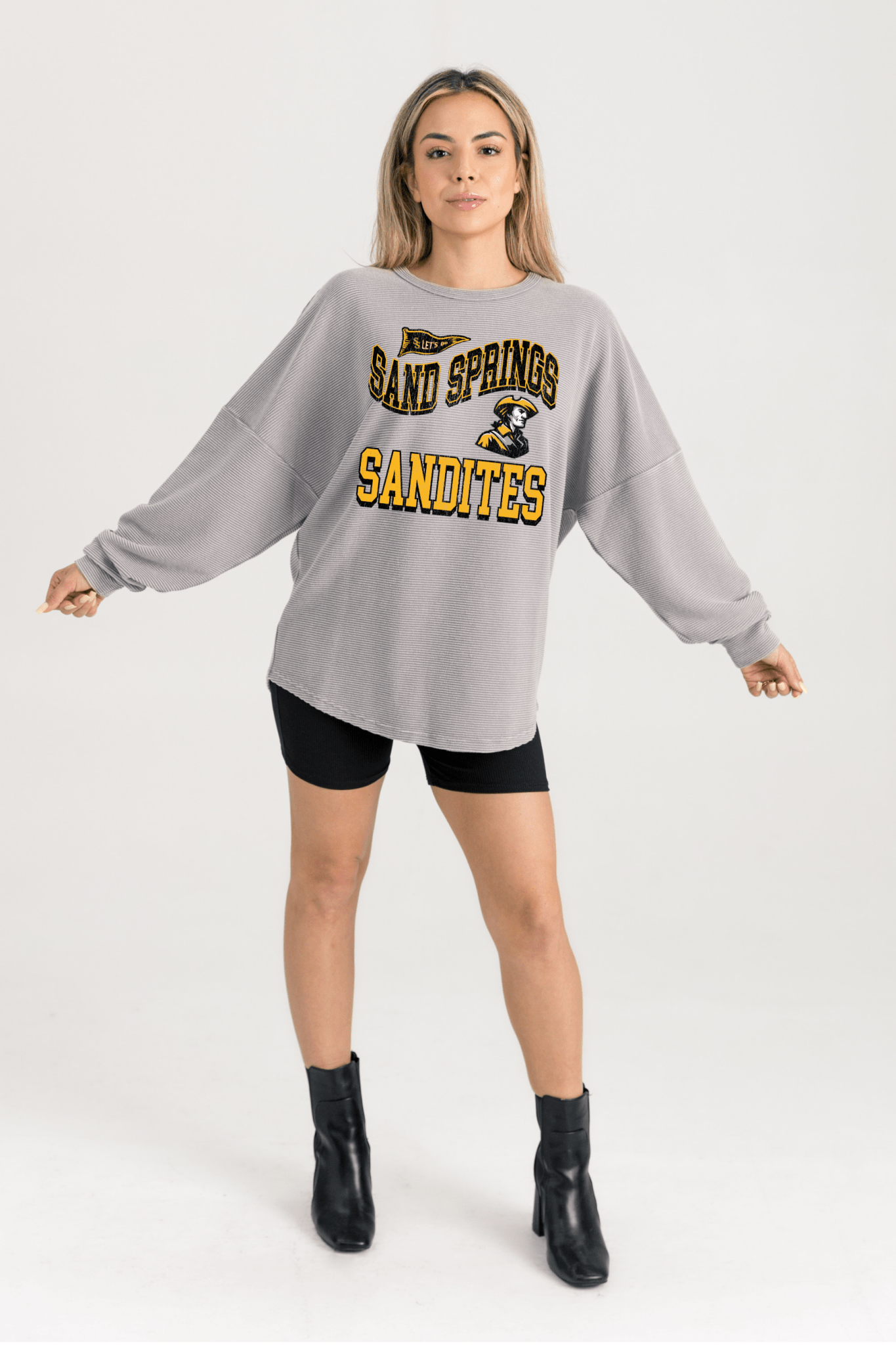 SAND SPRINGS SANDITES WASHED CORDED PULLOVER - The Club