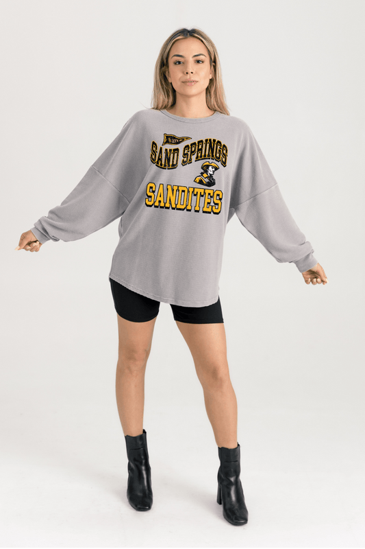SAND SPRINGS SANDITES WASHED CORDED PULLOVER - The Club