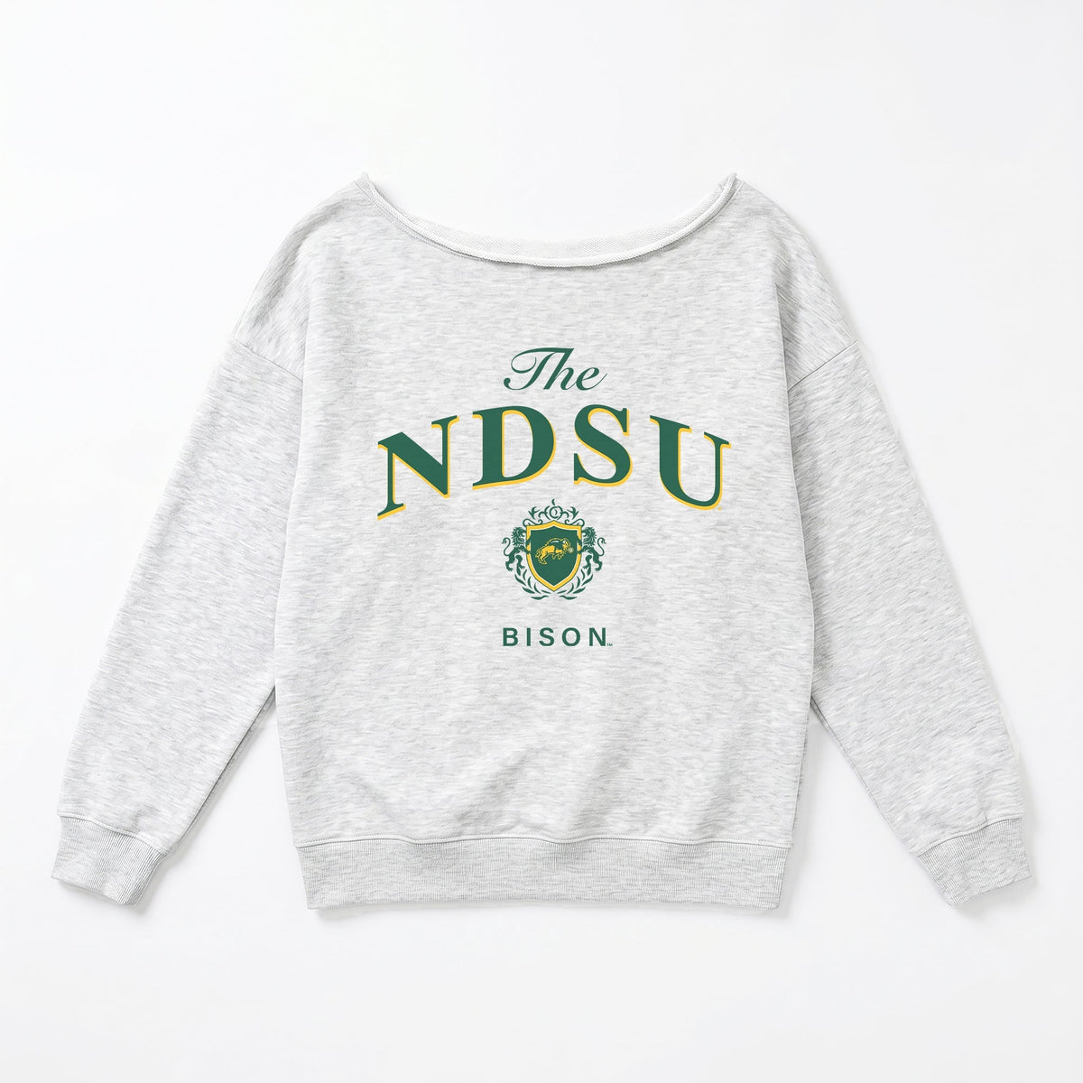 NORTH DAKOTA STATE BISON OFFSIDES ENERGY RELAXED OFF-SHOULDER TOP