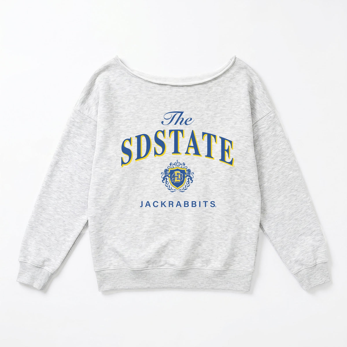 SOUTH DAKOTA STATE JACKRABBITS OFFSIDES ENERGY RELAXED OFF-SHOULDER TOP