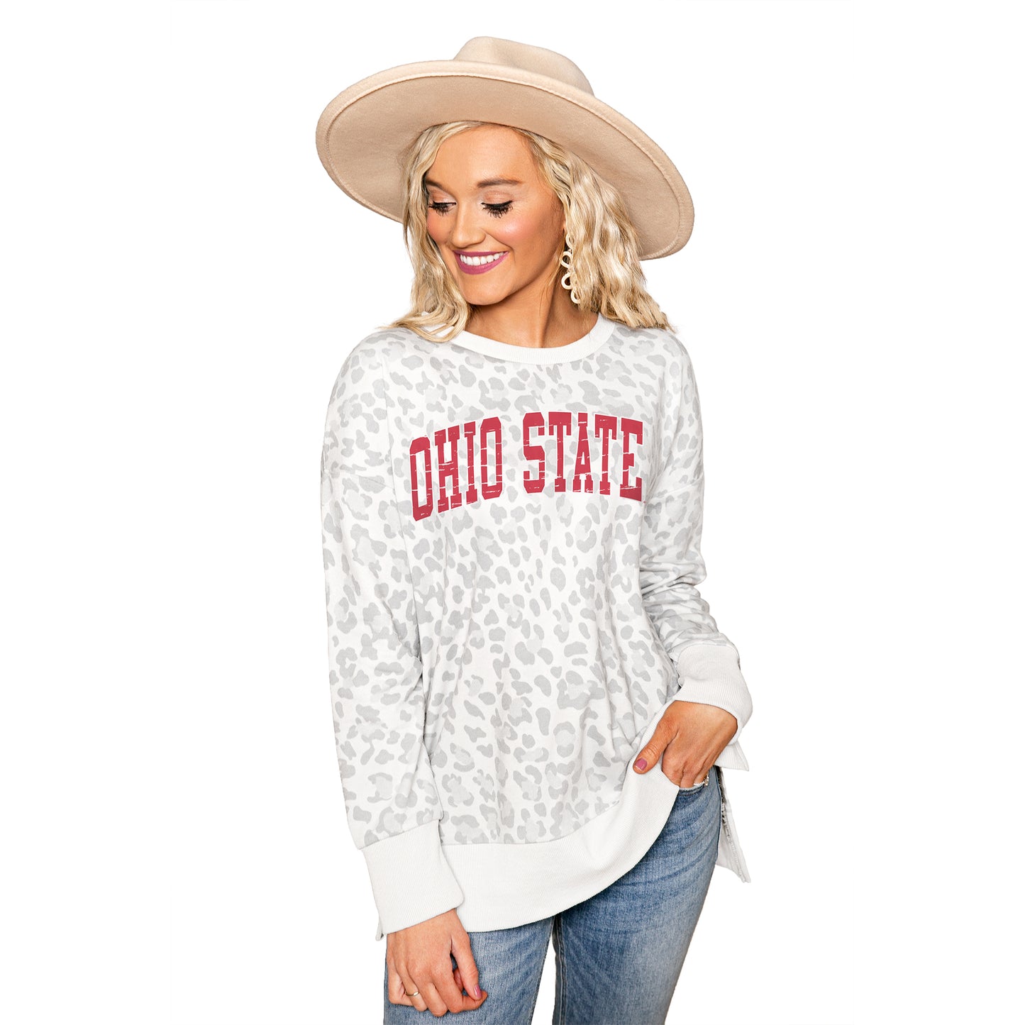 OHIO STATE BUCKEYES DAY OFF SIDE SPLIT PULLOVER