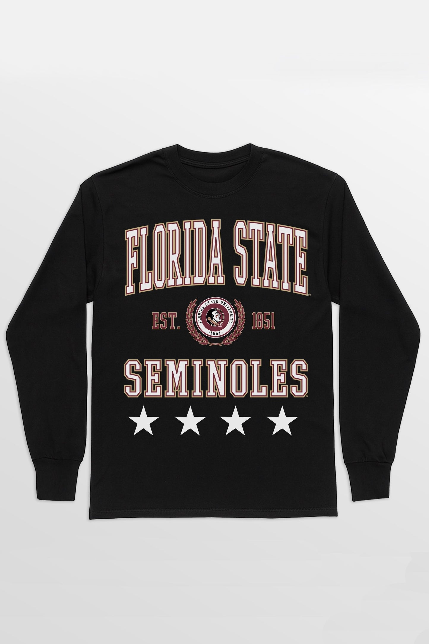 FLORIDA STATE SEMINOLES EVERYDAY STAR ESSENTIAL RELAXED FIT LONG SLEEVE TEE