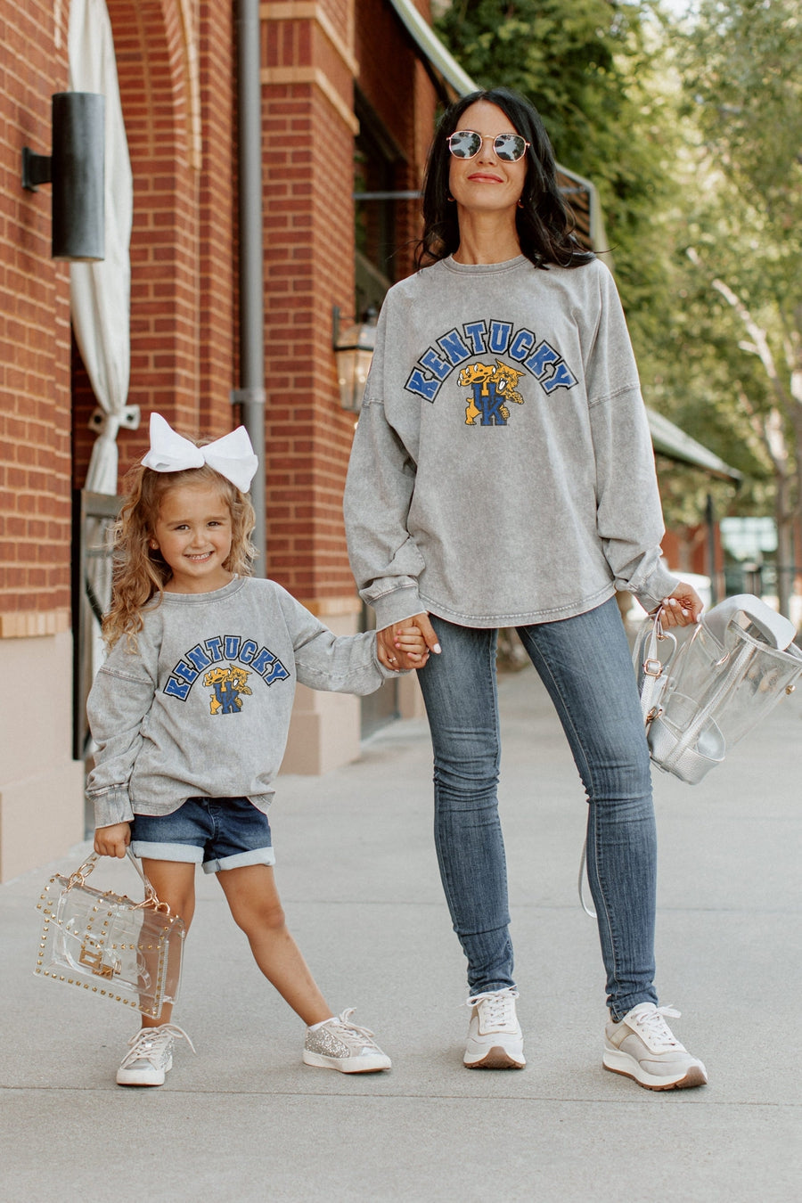 KENTUCKY WILDCATS KIDS FADED WASH PULLOVER