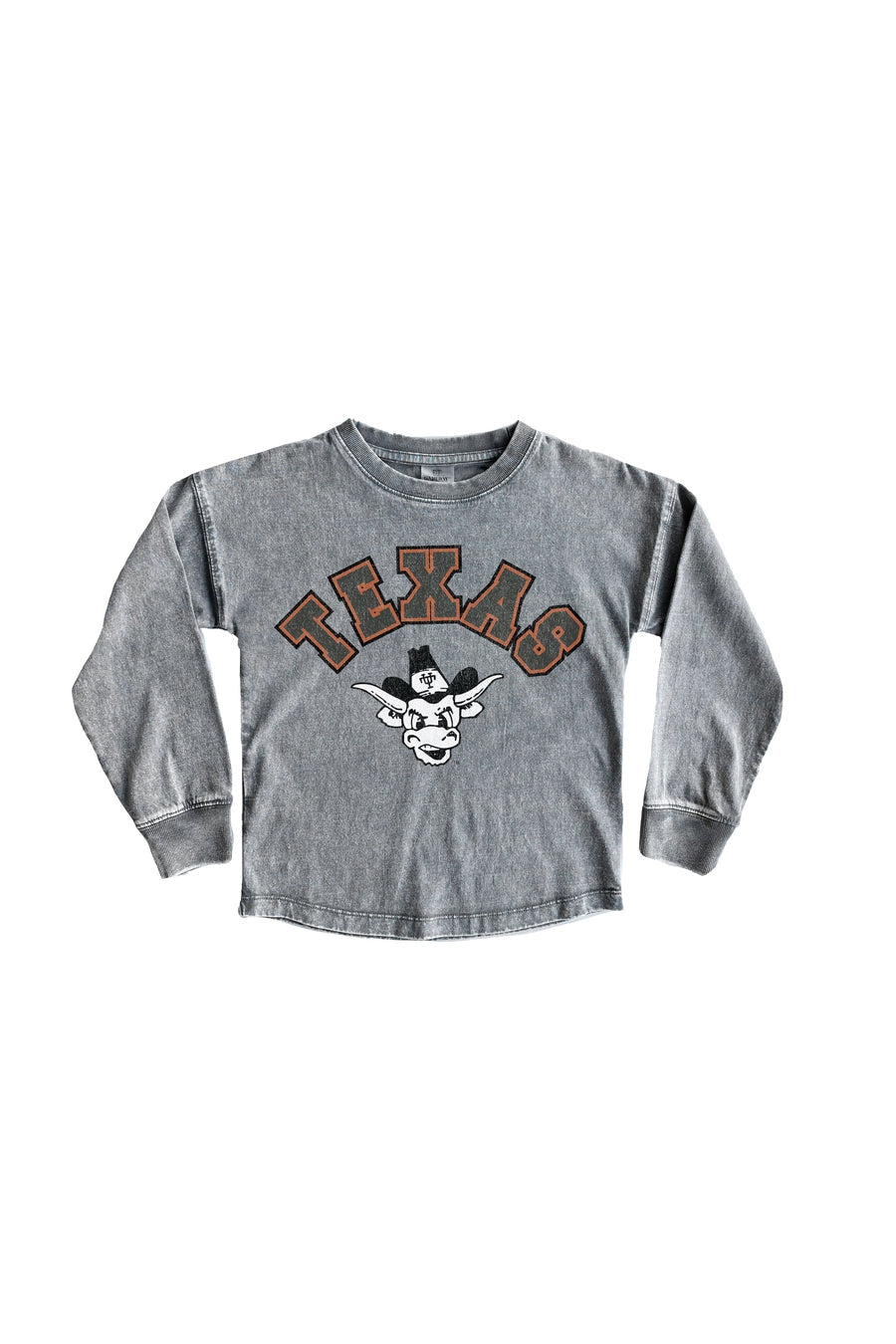 TEXAS LONGHORNS KIDS FADED WASH PULLOVER