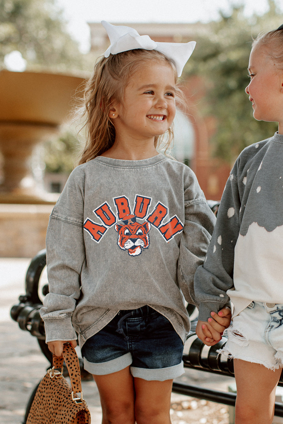 AUBURN TIGERS KIDS FADED WASH PULLOVER