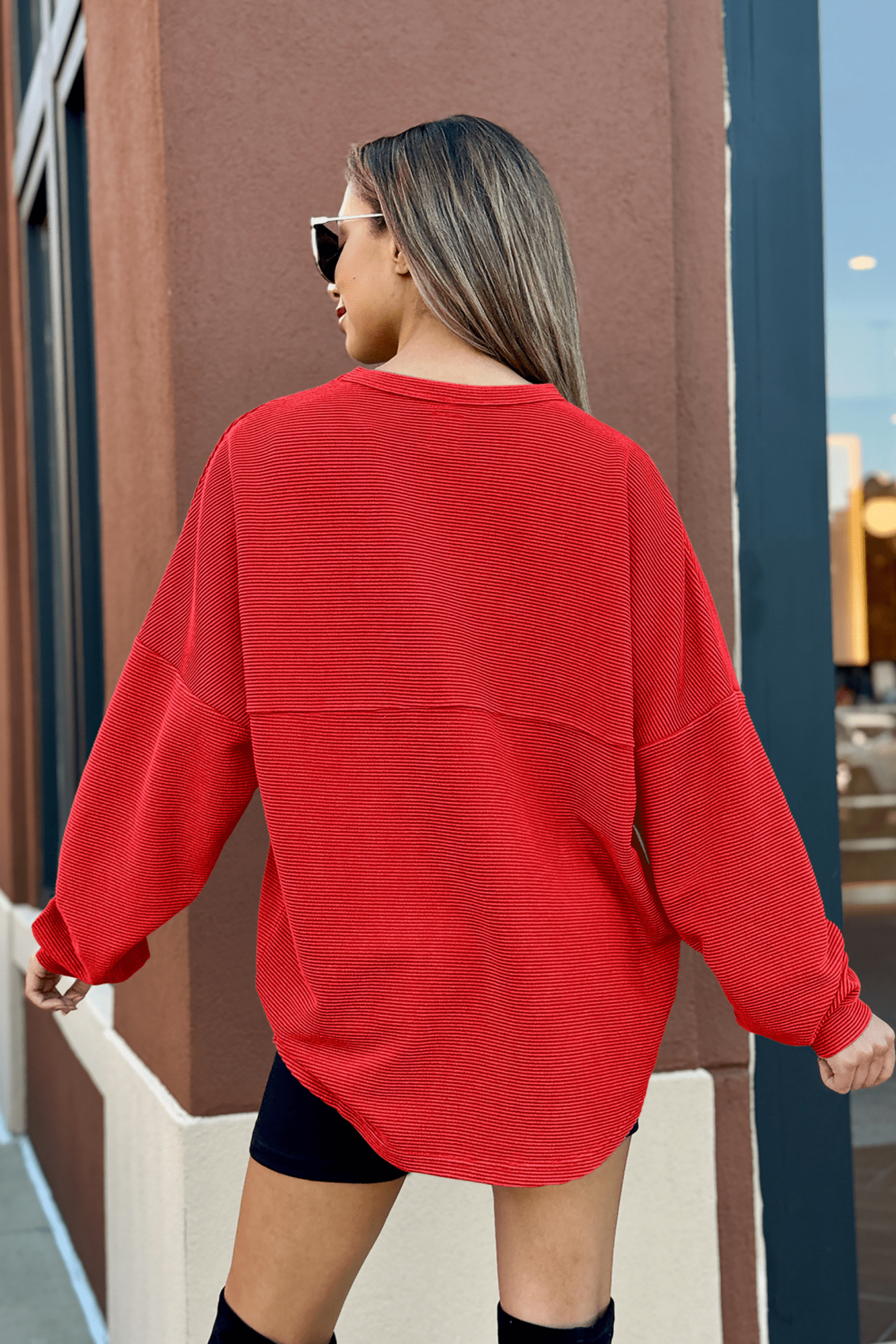 BIXBY SPARTANS WASHED CORDED PULLOVER - The Club