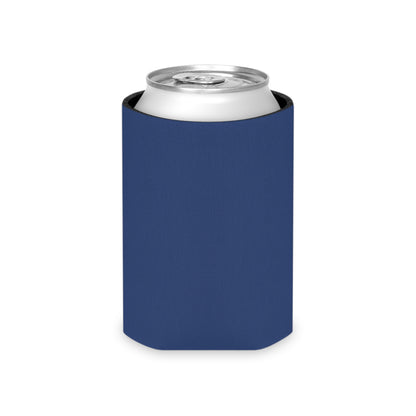 Spartan Logo Can Cooler – Insulated Navy Beverage Koozie for School Spirit