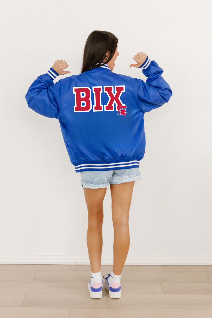 25BIX012-BIXBY SPARTANS UNISEX VARISTY JACKET