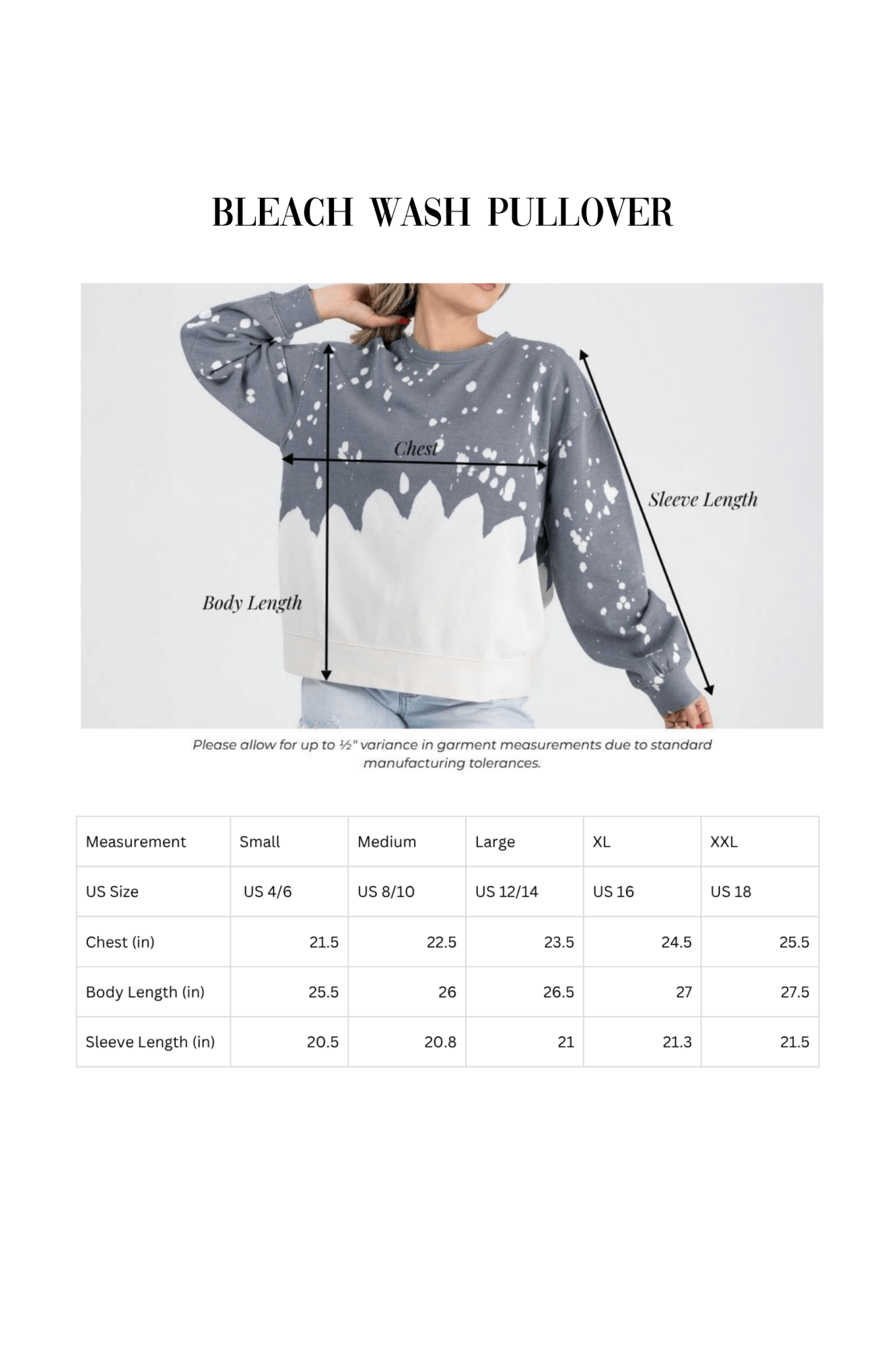 SALLISAW BLACK DIAMONDS BLEACH WASH PULLOVER - The Club