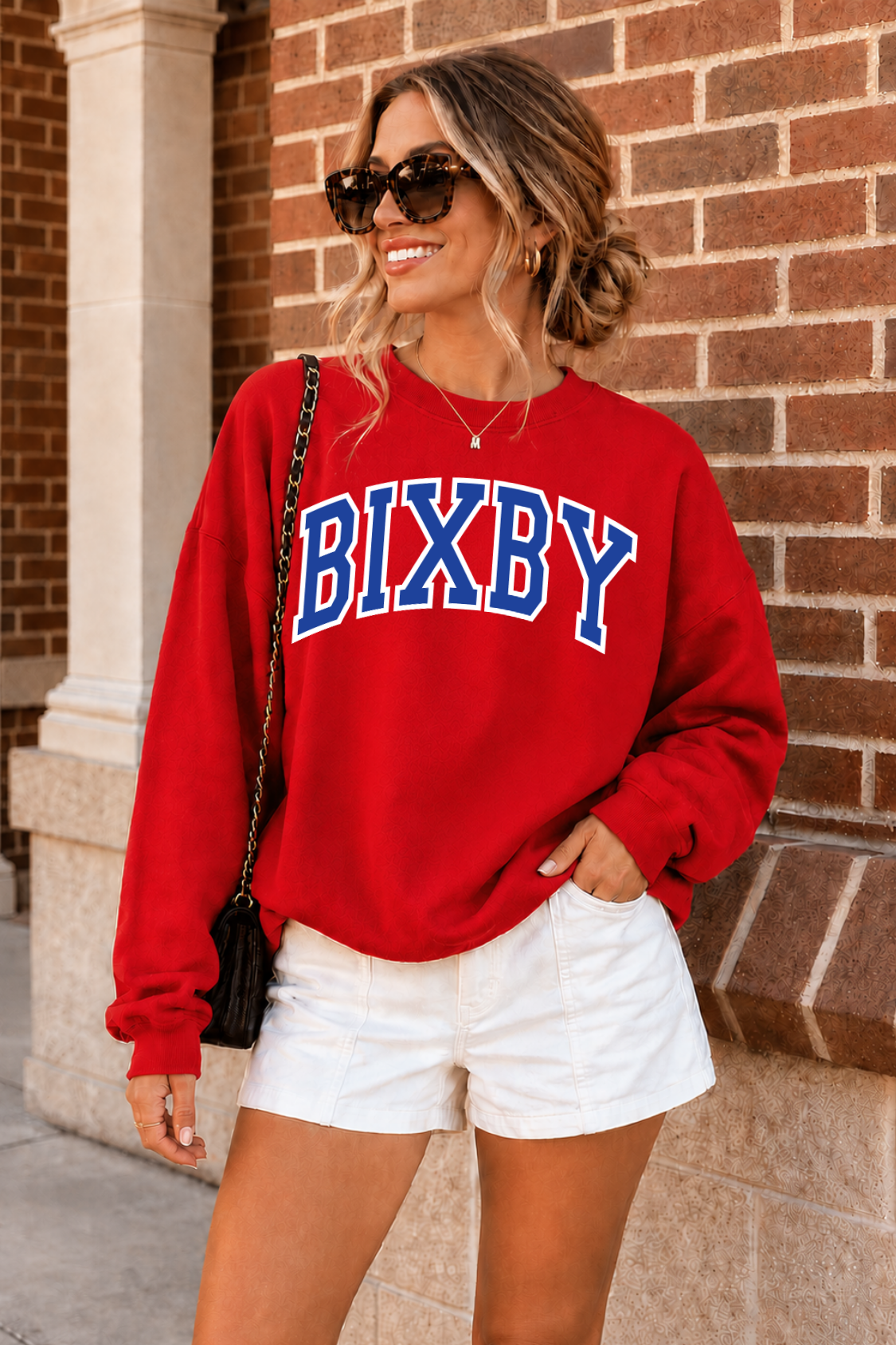 BIXBY SPARTANS PREMIUM FLEECE CREW SWEATSHIRT