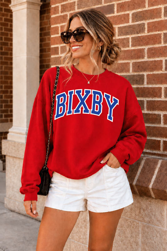 BIXBY SPARTANS PREMIUM FLEECE CREW SWEATSHIRT