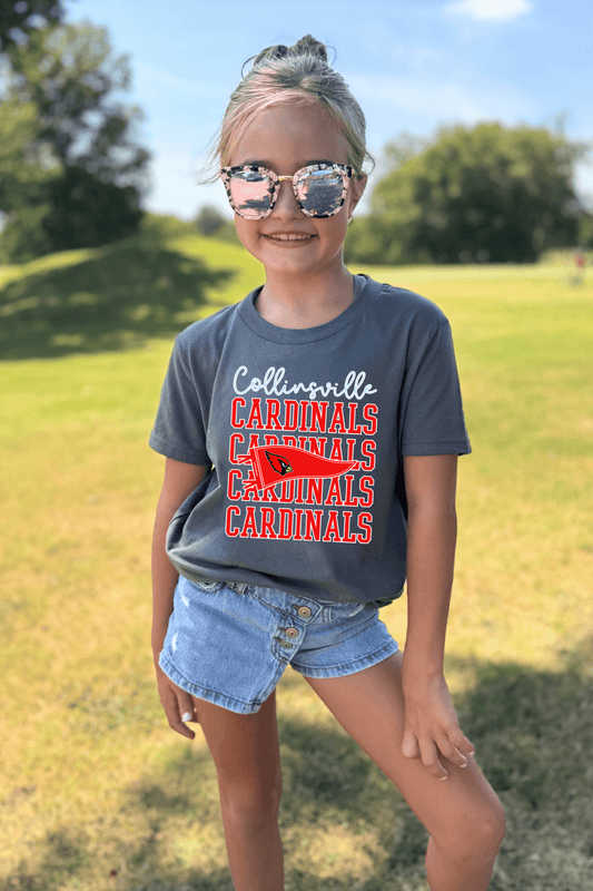 COLLINSVILLE CARDINALS CLASSIC YOUTH TEE - The Club