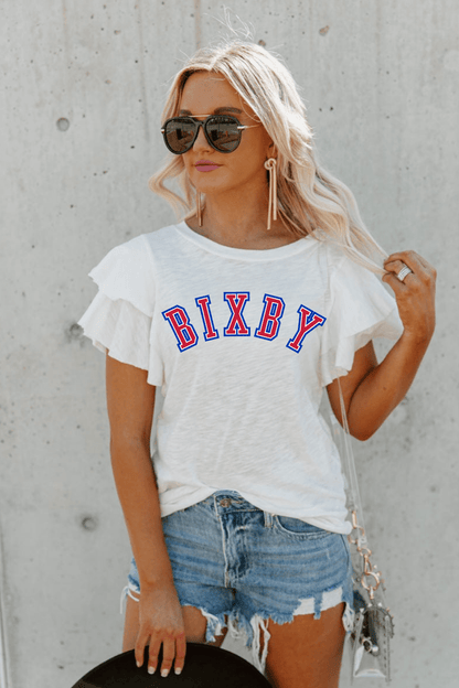 BIXBY SPARTANS FLUTTER SLEEVE TEE - The Club