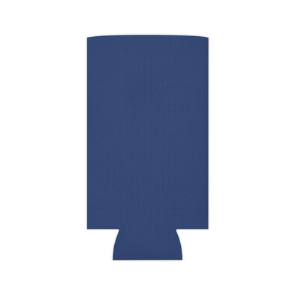 Spartan Logo Can Cooler – Insulated Navy Beverage Koozie for School Spirit