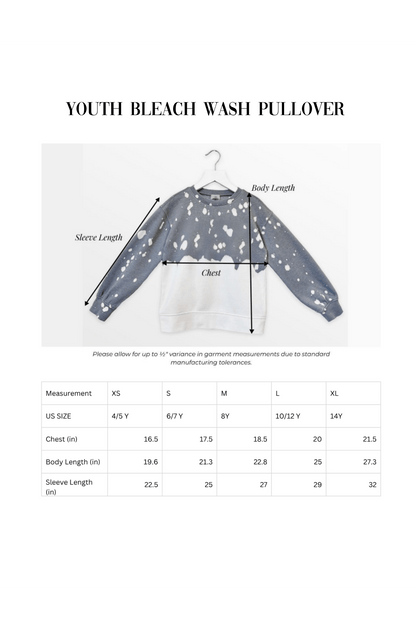 STILLWATER PIONEERS YOUTH BLEACH WASH PULLOVER - The Club
