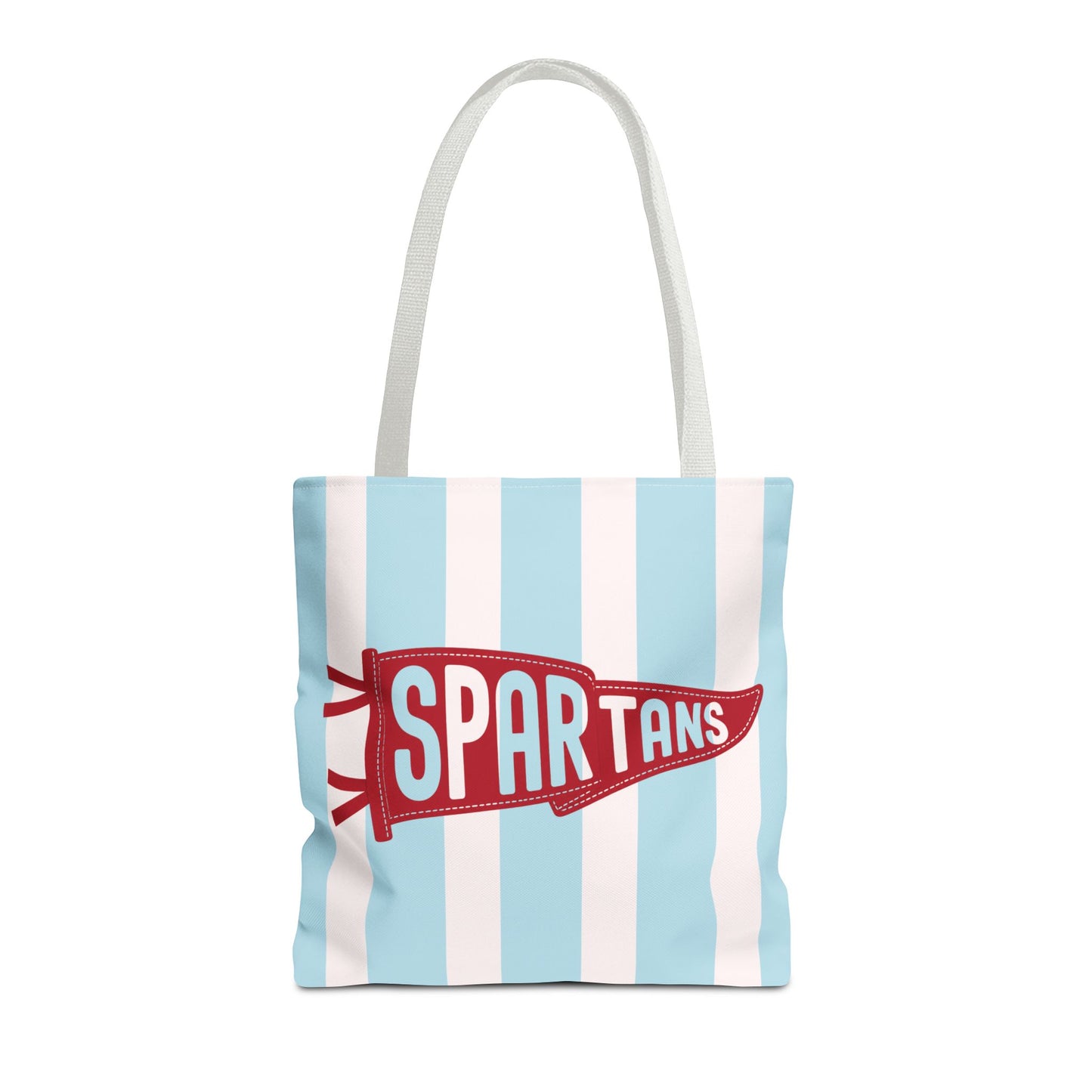 Spartans Pennant Striped Tote Bag