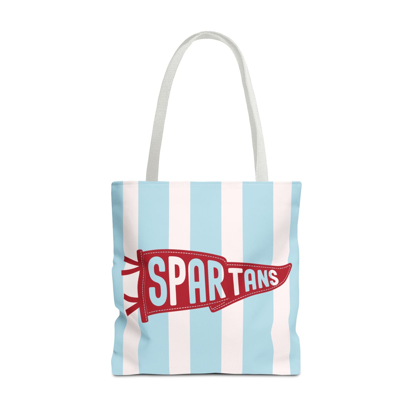 Spartans Pennant Striped Tote Bag