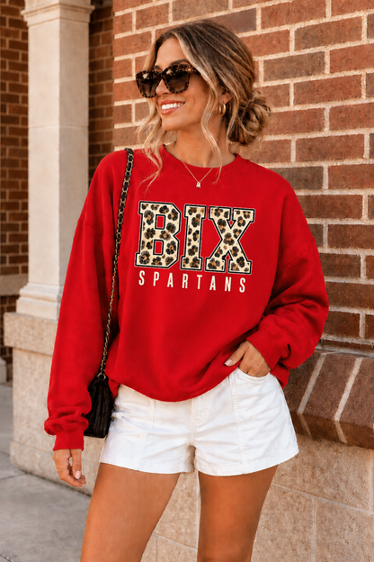 BIXBY SPARTANS PREMIUM FLEECE CREW SWEATSHIRT