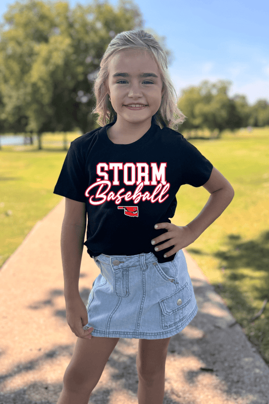 STBK003 - STORM BASEBALL ESSENTIAL YOUTH TEE - The Club