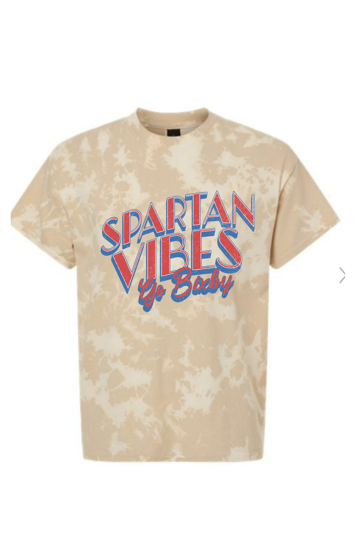 BIXBY SPARTANS RETRO TIE DYE TEE - The Club